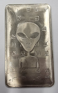 1 Troy Ounce (32g) Titanium Bullion Bar. AREA 51. Alien???. Extremely Rare!!