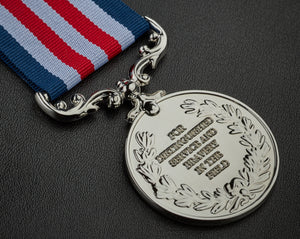 On Your 25th Silver Wedding Anniversary Medal - Polished .999 Silver