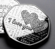 Load image into Gallery viewer, Happy Valentines Day &#39;I Love You&#39; - Silver