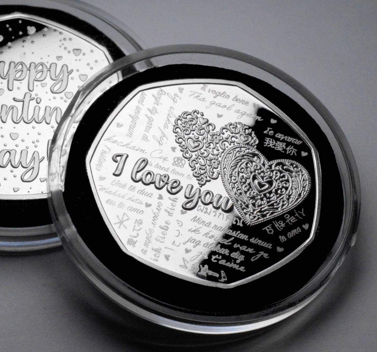 Happy Valentines Day 'I Love You' - Silver – The Commemorative Coin Company