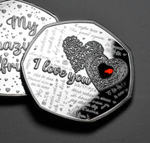 Load image into Gallery viewer, To My Amazing Girlfriend - I Love You - Silver