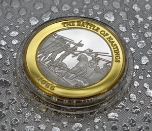 Battle of Hastings - Silver & 24ct Gold