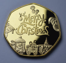 Load image into Gallery viewer, Merry Christmas, Santa - 24ct Gold
