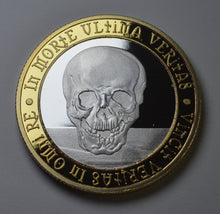 Load image into Gallery viewer, Memento Mori &#39;Owl &amp; Skull&#39; - Silver &amp; 24ct Gold