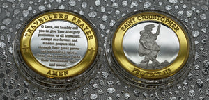 St Christopher - Silver & 24ct Gold