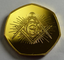 Load image into Gallery viewer, Freemasons, Masonic - 24ct Gold
