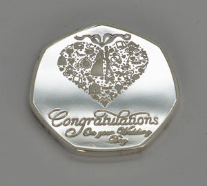 Congratulation on Your Wedding Day - Silver