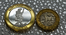 Load image into Gallery viewer, St Christopher - Silver &amp; 24ct Gold