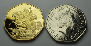 St. George & the Dragon - 24ct Gold