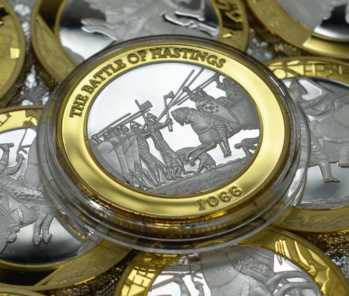 Battle of Hastings - Silver & 24ct Gold