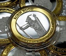 Load image into Gallery viewer, Robin Hood - Silver &amp; 24ct Gold