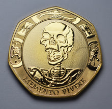 Load image into Gallery viewer, Memento Mori &#39;Tempus Fugit&#39; - 24ct Gold