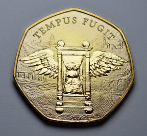 Memento Mori 'Tempus Fugit' - 24ct Gold