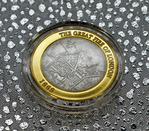 Great Fire of London - Silver & 24ct Gold