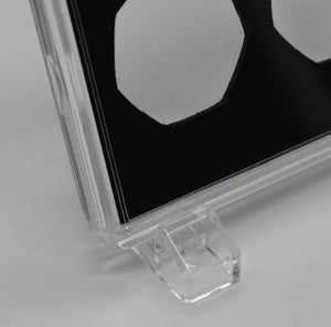Free Standing Acrylic Glass 50p x 3 Display/Presentation Case
