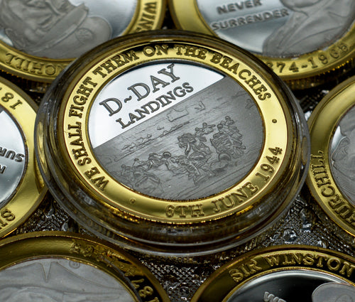 D-DAY Landings - Silver & 24ct Gold