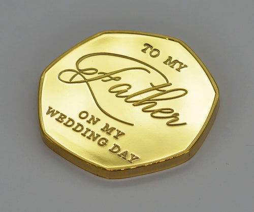 Father of the Bride, Wedding Day - 24ct Gold