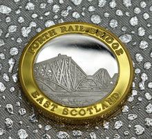 Load image into Gallery viewer, Forth Rail Bridge - Silver &amp; 24ct Gold