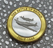 Load image into Gallery viewer, Battle of Britain, Spitfire - Silver &amp; 24ct Gold