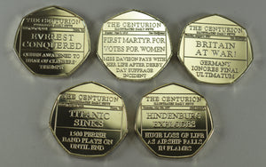 Full set of '20th Century News' Iconic Events Series (Fine Silver)