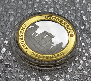Stonehenge - Silver & 24ct Gold
