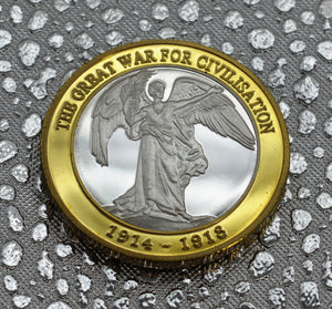 World War 1 Armistice - Silver & 24ct Gold