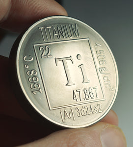 .999 Titanium Round - 1 Troy Ounce (31.1g) - ST GEORGE & THE DRAGON