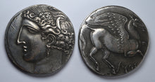 Load image into Gallery viewer, Carthaginian 5 Shekel Coin with Tanit and Pegasus. Greek Carthage