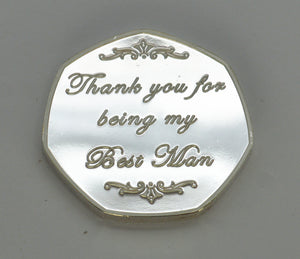 Thank You For Being My Best Man - Silver
