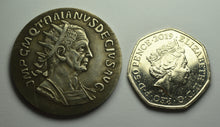 Load image into Gallery viewer, Roman Emperor Decius Sestertius Coin with Felicitas