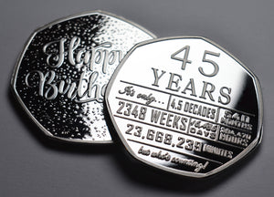 45th Birthday 'But Who's Counting' - Silver
