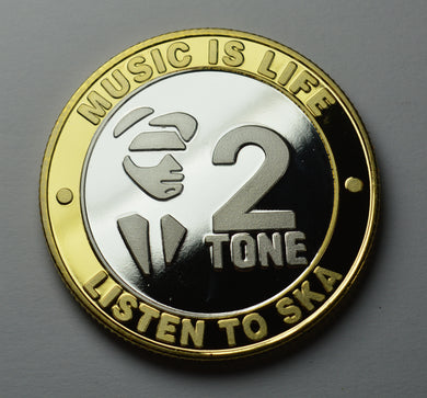 2Tone SKA Music - Silver & 24ct Gold
