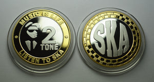 2Tone SKA Music - Silver & 24ct Gold