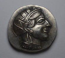 Load image into Gallery viewer, Ancient Greek Silver Athenian Tetradrachm Coin 450BC - Owl of Athena