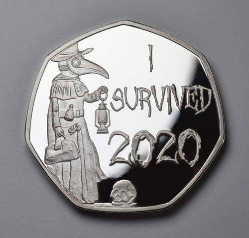 'I survived 2020' Plague Doctor - Silver