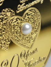 Load image into Gallery viewer, On Your 30th Wedding Anniversary with Pearl Gemstone - 24ct Gold