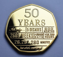 Load image into Gallery viewer, 50th Birthday &#39;But Who&#39;s Counting&#39; - 24ct Gold