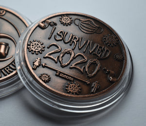 'I Survived 2020' - Antique Copper