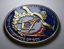 Load image into Gallery viewer, Masonic Emblem - 75mm - A Brotherhood of Man