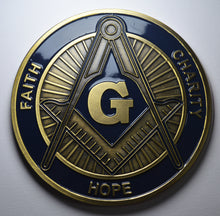 Load image into Gallery viewer, Masonic Emblem - 75mm - Faith, Hope, Charity