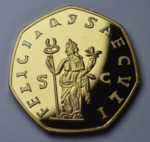 Roman Emperor Decius & Felicitas - 24ct Gold
