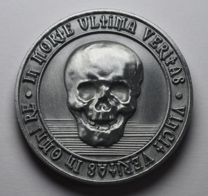 Memento Mori 'Owl & Skull' - Antique Nickel