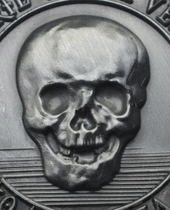 Memento Mori 'Owl & Skull' - Antique Nickel