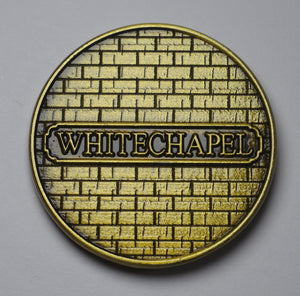 Jack the Ripper - Round Embossed - Antique Gold