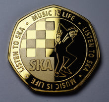 Load image into Gallery viewer, SKA &#39;MUSIC IS LIFE&#39; - 24ct Gold