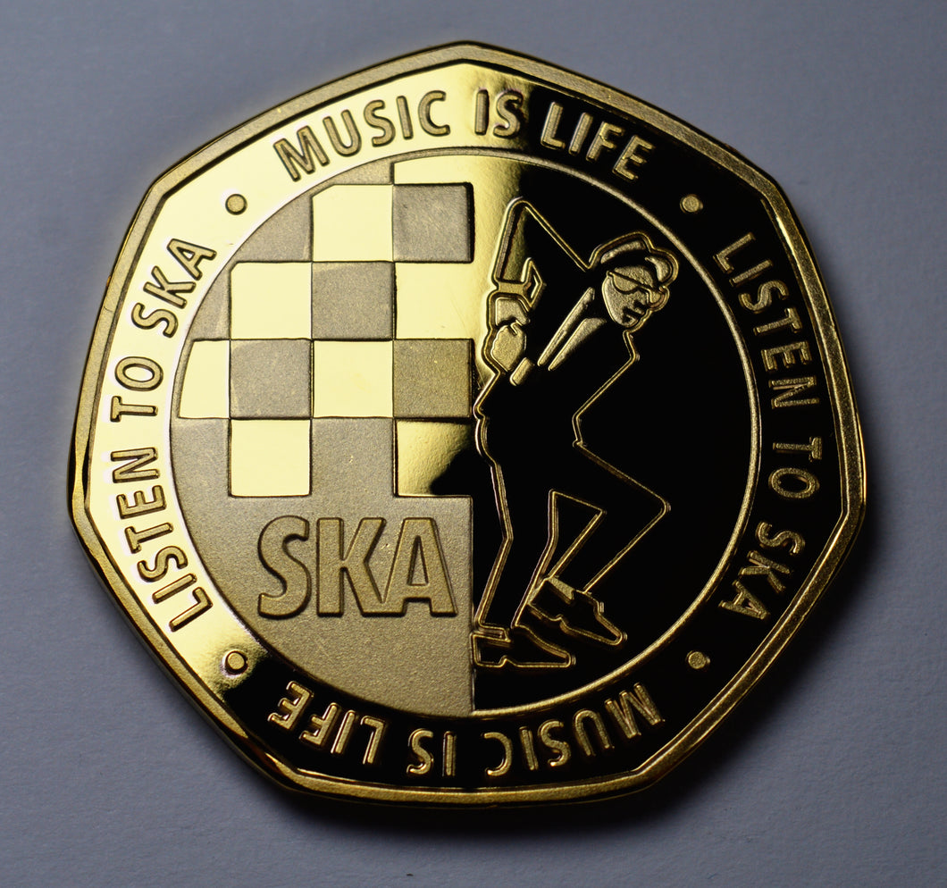 SKA 'MUSIC IS LIFE' - 24ct Gold
