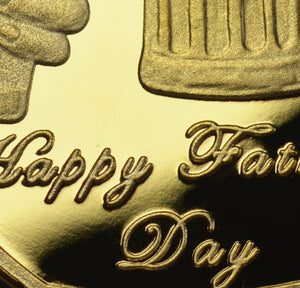 Father's Day 'To Coin a Phrase' Beer - 24ct Gold
