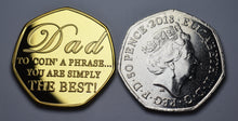 Load image into Gallery viewer, Father&#39;s Day &#39;To Coin a Phrase&#39; Beer - 24ct Gold