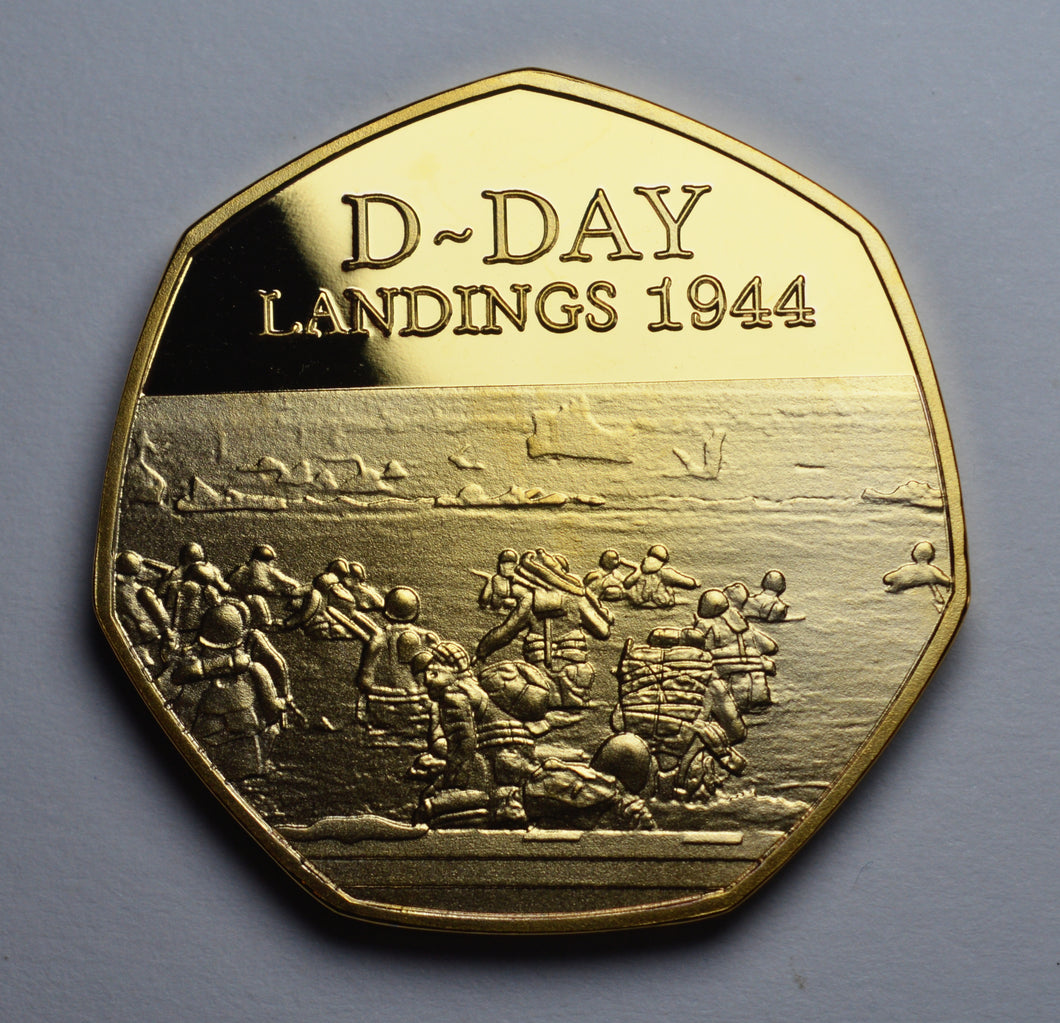 D-DAY Landings - 24ct Gold