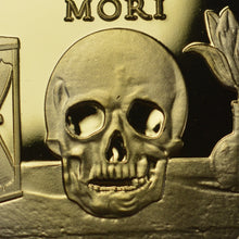 Load image into Gallery viewer, Memento Mori &#39;Skull, Hourglass &amp; Tulip&#39; - 24ct Gold